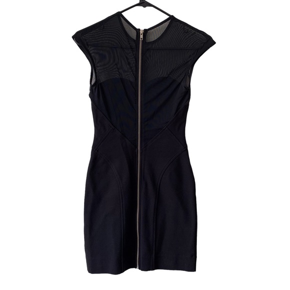 BEBE KARDASHIANS BLACK BODY-CON MINI DRESS - Picture 14 of 16